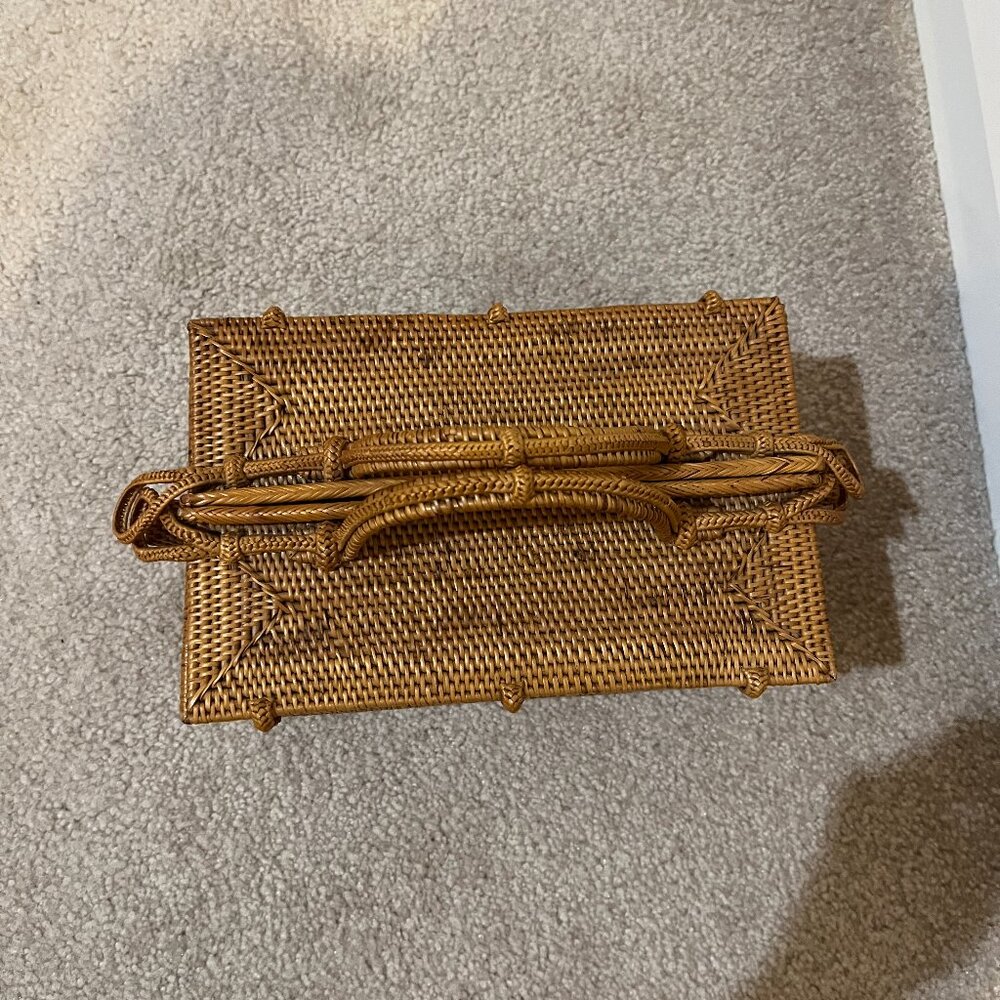 HANDWOVEN ATA Grass Bag VINTAGE - Picture 2 of 3